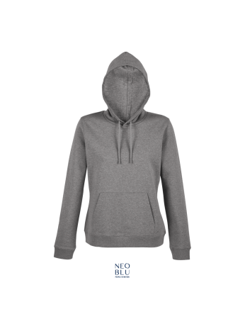 Γυναικείο φούτερ (Nicholas women 03197) γκρι μελαντζέ